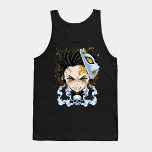 angry tanjiro kamado Tank Top